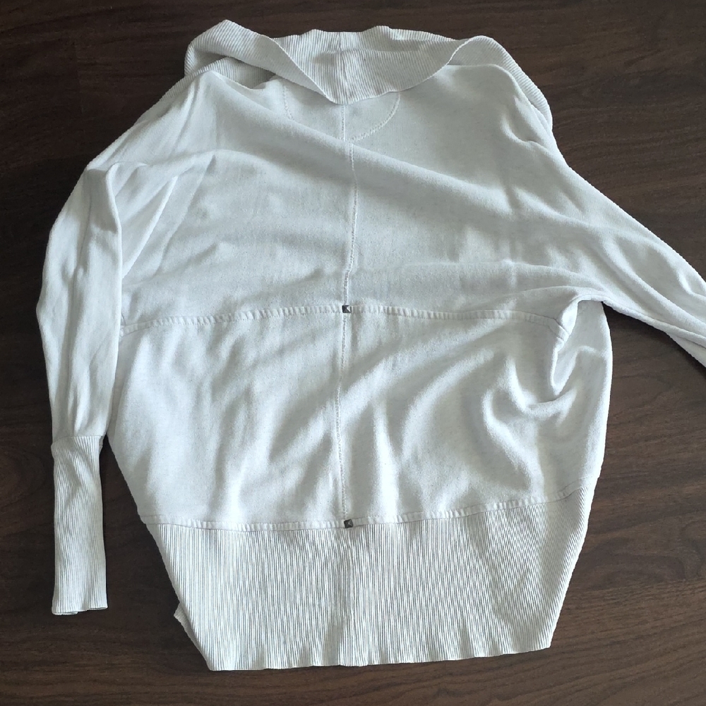 Wilfred White Ribbed Cardigan - Picture 3 of 4